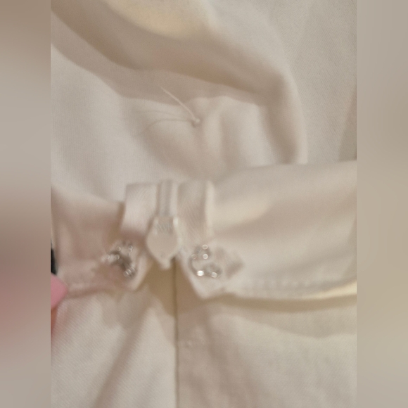 Wild Fable Women/girls White Linen Open Back Mini Dress NWOT - Picture 6 of 8